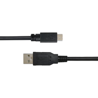Cable DELTACO USB 2.0 Micro B, 2.4A, 2m black / USB-302S-K / R00140009