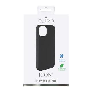 Case PURO for iPhone 14 Max, black / IPC1467ICONBLK