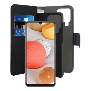 EcoLeather Wallet case Puro for  Samsung Galaxy A42 5G, black / SGA42BOOKC3BLK 