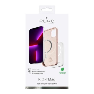 Icon Mag case PURO for iPhone 12-12Pro, rose / IPC1261ICONMAGROSE