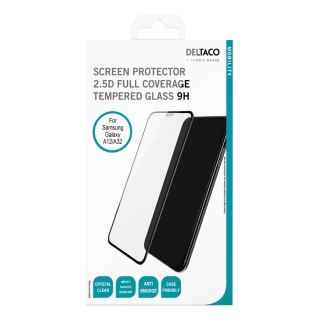DELTACO screen protector for Samsung Galaxy A04s/A12 4G/A13 5G/A32 5G, 2.5D tempered glass, 9H hardness SCRN-A12A32