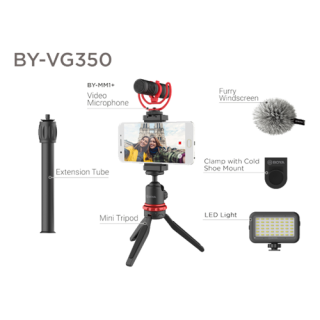 BOYA BY-VG350 Ultimate video kit for smartphone, black BOYA10154