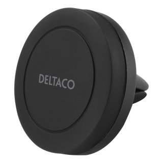 Magnetic car holder DELTACO air vent mount, for mobile phone, black / ARM-C101