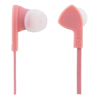 Earphones STREETZ, with microphone, pink / HL-332