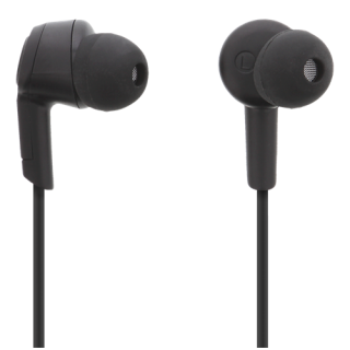 STREETZ In-ear BT headphones with microphone and media / answer buttons, black HL-BT301