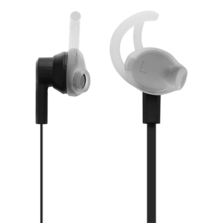 STREETZ Stay-in-ear BT5,0 headphones with microphone and control buttons, black HL-BT303
