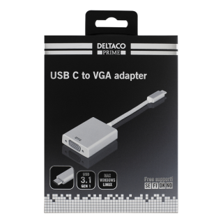 Adapter DELTACO PRIME USB 3.1 "C - VGA" / USBC-1075