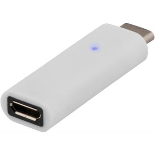 Adapter DELTACO USB 2.0 "C - micro B", white / USBC-1203