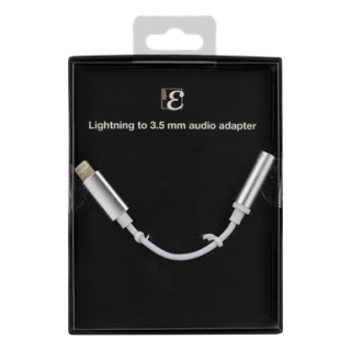 Adapter Epzi Lightning to 3,5 mm adapter, aluminum shell, silver / IPLH-589