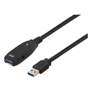 Cable DELTACO USB 3.0, 2m, black / USB3-1000