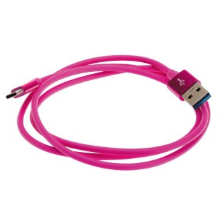 Cable MOB:A USB-A - USB-C 2.4A, 1m, pink / 383210