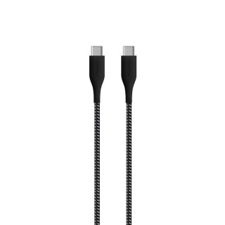 Fabric ultra strong cable PURO USBC, 1.2m, black / CUSBCUSBCFABK3BLK