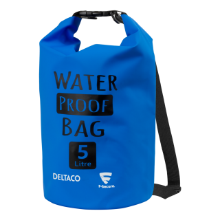 Waterproof bag DELTACO CS-01, 5L, blue / WAP-100F