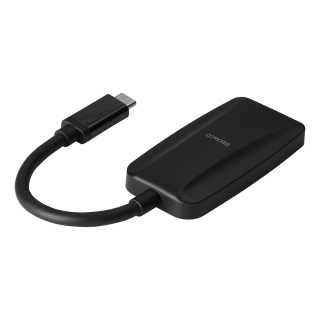 Adapter DELTACO USB-C - DP, USB-C ha, DP ho, 7680x4320 30Hz, 1.8m, black / USBC-DP8K