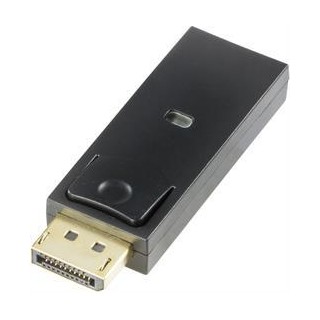DELTACO DisplayPort to HDMI adapter with audio , Full HD in 60Hz, 20 pin ha - 19 pin  / DP-HDMI