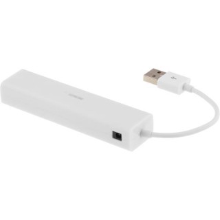 USB tinklo plokštė DELTACO USB 2.0 100Mb/s, su 3xUSB HUB / USB2-LAN3
