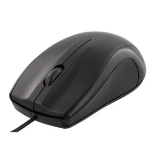 Mouse DELTACO, wired, 1.2m cable, 1200 dpi, black / MS-711