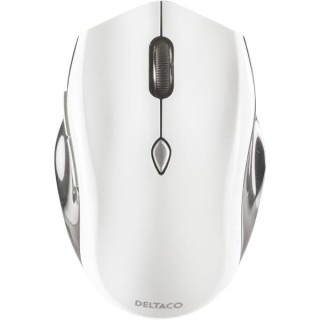 Mouse DELTACO, wireless, white-black / MS-769