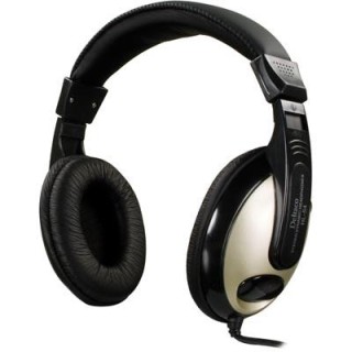 Headphones DELTACO, black / HL-54