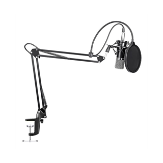  Microphone Kit MAONO 16mm, arm with bracket, black / AU-A03