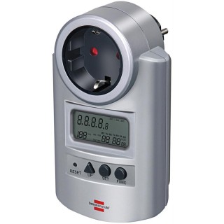 Brennenstuhl EL meter, operating cost, volt / watt, silver 1506600 / GT-463
