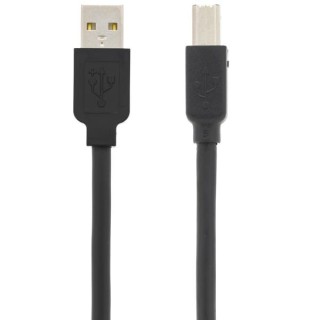 Kabelis DELTACO USB 2.0 "A-B", 5.0m, aktyvus, juodas / USB-EX05M