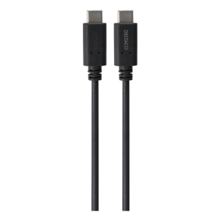 USB-C to USB-C cable DELTACO 5 Gbit/s, 5A, 2m, black / USBC-1503-LSZH