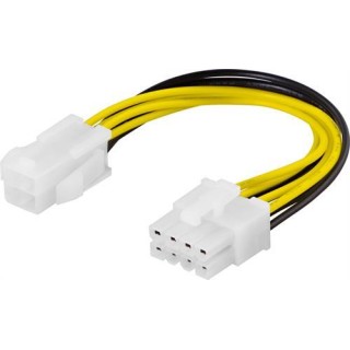 Adapter cable DELTACO 4pin, ATX12V to 8-pin EPS12V / SSI-44