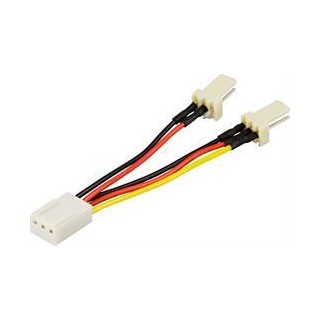 Cable Adapter DELTACO for 3-pin fans / SSI-36
