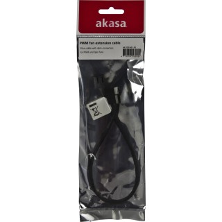 Kabelis AKASA 4-pin PWM, 0.3m, black AK-CBFA01-30 / AK-0010
