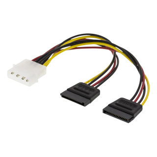 Y-power cable DELTACO for two SATA SSD  Hard Drives / 00200003