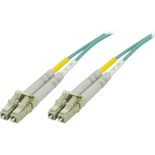 Fiber cable DELTACO LC - LC , 50/125, OM3, duplex, multimode, 12m / LCLC-612