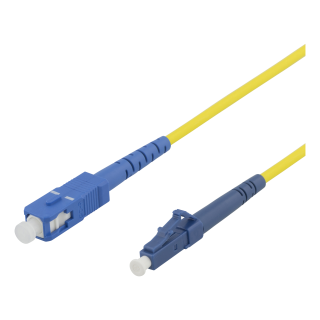 Волоконный кабель DELTACO, LC - SC, 9/125, OS1 / 2, одномодовый, LSZH, 1 м