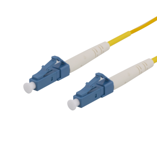 Fiber cable DELTACO OS2, LC - LC, simplex, singlemode, UPC, 9/125, 1m / LCLC-1S-SI