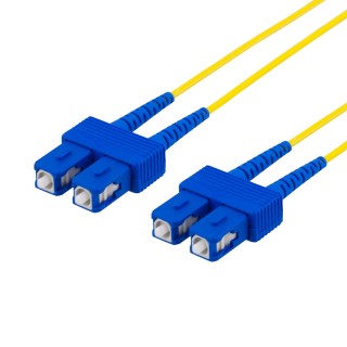 Fiber cable DELTACO SC - SC, duplex, singlemode OS2, 1m / FB-51S