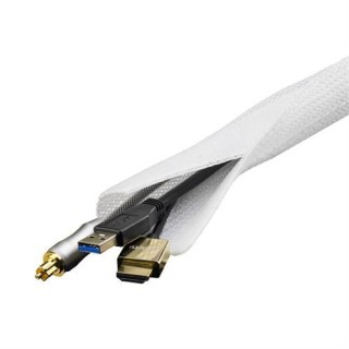 Канал для кабеля DELTACO нейловый,3.0м,белый / LDR17