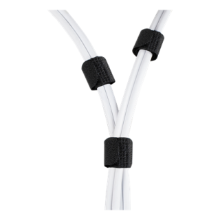 Hook and loop fastener cable ties, width 9mm, 10m, DELTACO black / CM1010S