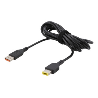 Power adapter DELTACO YOGA3 USB, 2.5 m, black / SMP-KA110