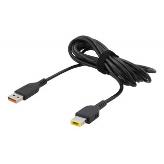 Mait. šaltinio adapteris DELTACO YOGA3 USB, 2.5 m, juodas / SMP-KA110