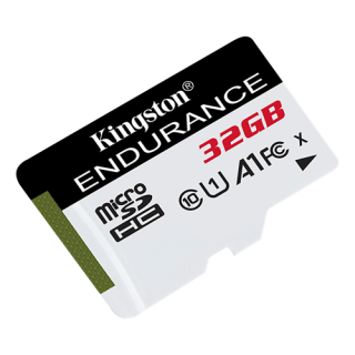 Kingston Endurance microSDHC card, 32GB, UHS-I, Class 10, 95MB / s read, 45MB / s write, black / KING-2813