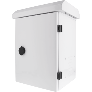 Lockable wall cabinet DELTACO 250x240x350mm, IP55, white / CB-2535
