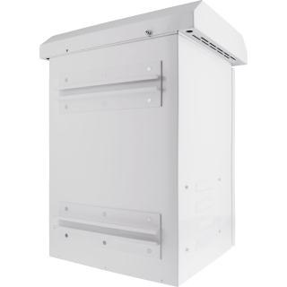 Lockable wall cabinet DELTACO 250x240x350mm, IP55, white / CB-2535