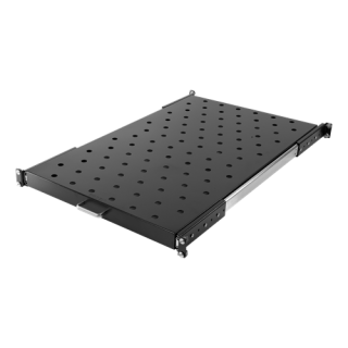 TOTEN System G extendable shelf for 19 "cabinets, for 1000/1200 deep cabinets, 20kg, black SG.0574.1901 / 19-UH60G