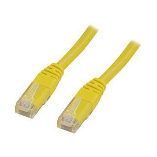 Cable DELTACO U / UTP Cat5e 1.0m, yellow / GL1-TP