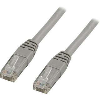 Cable DELTACO U/UTP Cat6, 0.5m, 250MHz, gray / TP-60