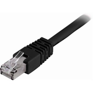 DELTACO F / UTP Cat6 patch cable, LSZH, 10m, black STP-610S