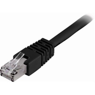 DELTACO F / UTP Cat6 patch cable, 30m, 250MHz, Delta-certified, LSZH, black STP-630S