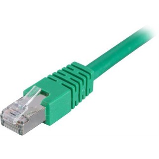 DELTACO F / UTP Cat6 patch cable, 3m, 250MHz, Delta-certified, LSZH, green STP-63G