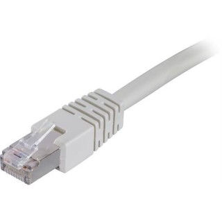 DELTACO F / UTP Cat6 patch cable, 15m, 250MHz, Delta-certified, LSZH, gray STP-615