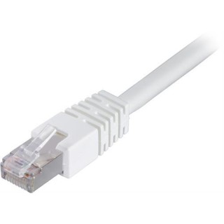DELTACO F / UTP Cat6 patch cable, 5m, 250MHz, Delta-certified, LSZH, white  / STP-65V